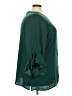 Slim Factor by Investments 100% Polyester Green 3/4 Sleeve Blouse Size 3X - photo 4