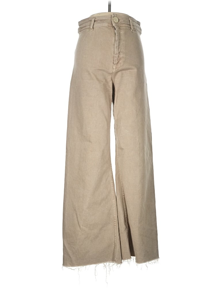 Pre-owned Zara Jeans In Tan