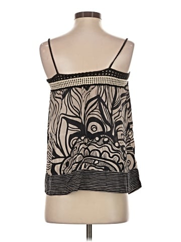 BCBGMAXAZRIA Sleeveless Silk Top (view 2)