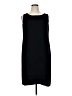 Jones Studio 100% Polyester Solid Black Casual Dress Size 14 - photo 1