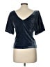 Free People Blue Short Sleeve T-Shirt Size L - photo 2