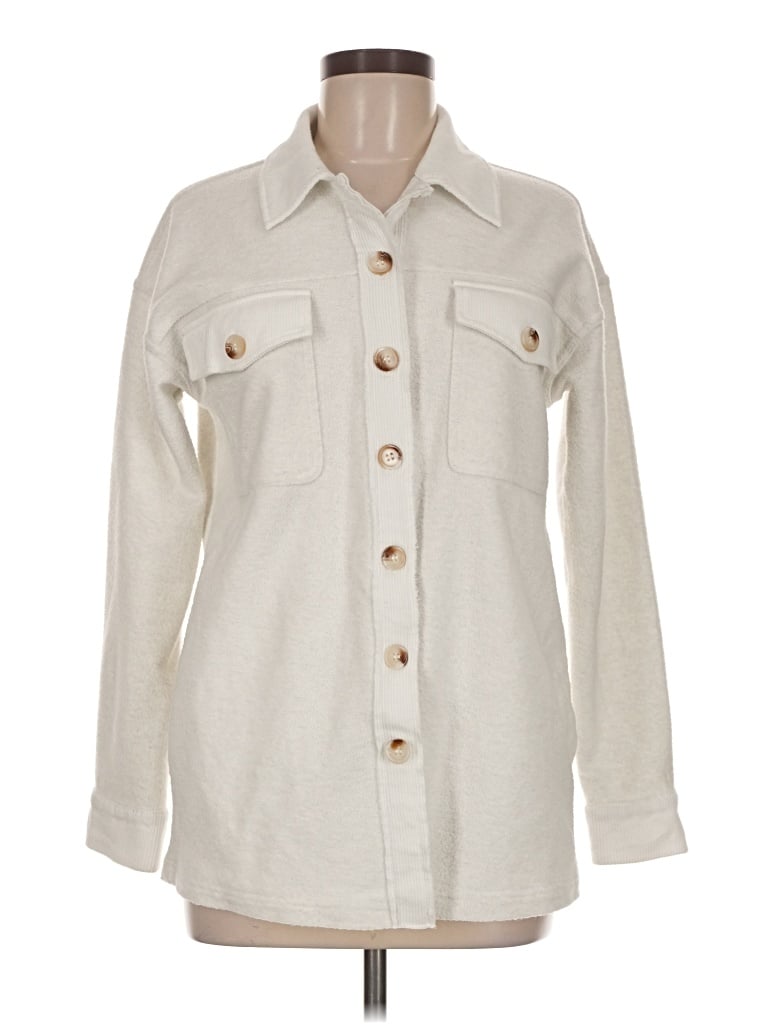 Pre-owned Hem & Thread Cardigan Sweater In Tan