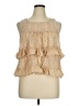 Young Threads 100% Cotton Tan Sleeveless Blouse Size XL - photo 1