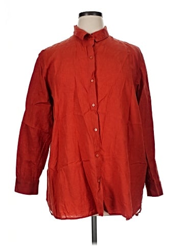 Eileen Fisher Long Sleeve Button-Down Shirt (view 1)
