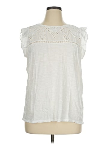 Ann Taylor LOFT Outlet Short Sleeve Top (view 1)