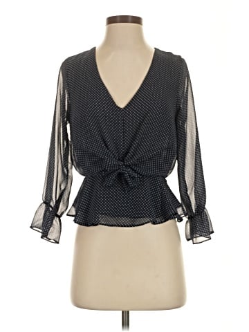 Timing 3/4 Sleeve Blouse (view 1)