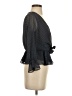 Timing 100% Polyester Black 3/4 Sleeve Blouse Size S - photo 4