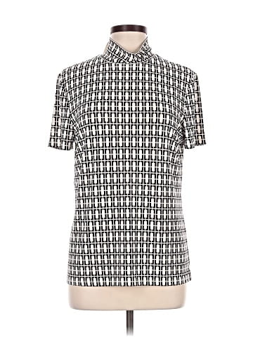Anne Klein Short Sleeve Turtleneck (view 1)