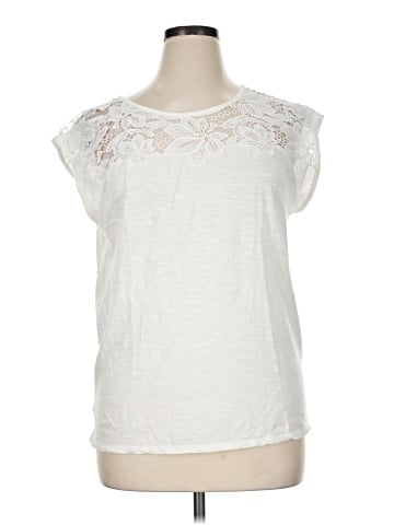 Ann Taylor LOFT Outlet Short Sleeve Top (view 1)