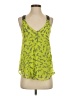 Aqua 100% Polyester Green Sleeveless Blouse Size XS - photo 1