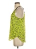 Aqua 100% Polyester Green Sleeveless Blouse Size XS - photo 5