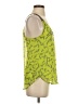 Aqua 100% Polyester Green Sleeveless Blouse Size XS - photo 4