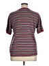 Basic Editions Stripes Red Short Sleeve T-Shirt Size XL - photo 2