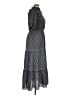 Max Studio Print Blue Casual Dress Size XL - photo 4