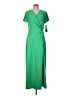 Perceptions Green Casual Dress Size L - photo 1
