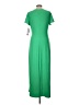 Perceptions Green Casual Dress Size L - photo 2