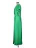 Perceptions Green Casual Dress Size L - photo 5