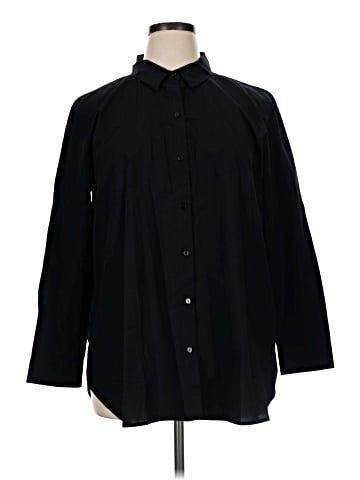 Eileen Fisher 3/4 Sleeve Button-Down Shirt (view 1)