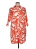 Boho Chic Orange Casual Dress Size M - photo 1