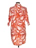 Boho Chic Orange Casual Dress Size M - photo 2