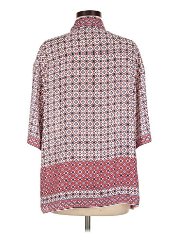 Max Studio 3/4 Sleeve Button-Down Shirt (view 2)