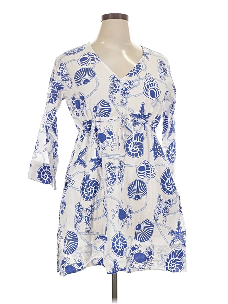 Pre-owned Gretchen Scott Designs Casual Dress In Blue