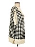 Double Zero 100% Acrylic Houndstooth Ivory Sweater Vest Size S - photo 4