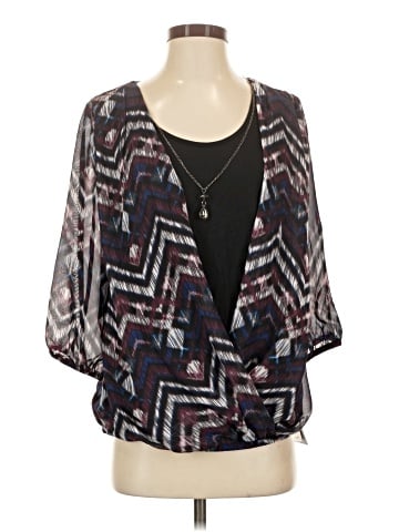I.N. Studio 3/4 Sleeve Blouse (view 1)