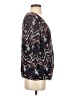 I.N. Studio Purple 3/4 Sleeve Blouse Size S - photo 4