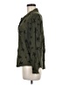 Rails 100% Rayon Stars Green Long Sleeve Blouse Size M - photo 5