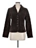 North Style 100% Leather Solid Brown Long Sleeve Top Size M - photo 1
