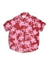 Assorted Brands 100% Rayon Floral Pink Short Sleeve Button-Down Shirt Size 7 - photo 1