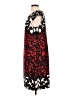 Chico's Color Block Damask Red Cocktail Dress Size Lg (2) - photo 5