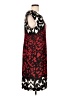 Chico's Color Block Damask Red Cocktail Dress Size Lg (2) - photo 4