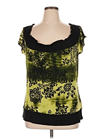Perceptions Woman Short Sleeve Blouse (view 1)