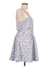Francesca's 100% Polyester Floral Blue Casual Dress Size L - photo 4