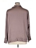 H&M 100% Polyester Metallic Silver Long Sleeve Blouse Size XL - photo 2