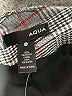 Aqua 100% Polyester Plaid Gray Casual Skirt Size XS - photo 4