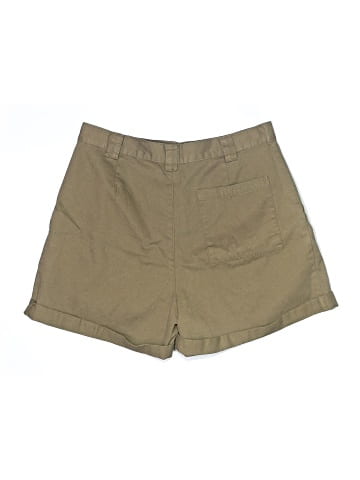 Topshop Khaki Shorts (view 2)