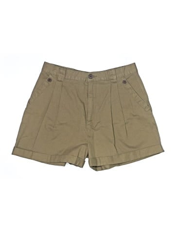 Topshop Khaki Shorts (view 1)