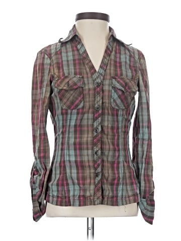 Divided by H&M Long Sleeve Button-Down Shirt (view 1)