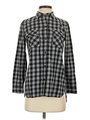 Madewell 3/4 Sleeve Button-Down Shirt (view 1)