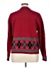 Karen Scott 100% Wool Argyle Red Wool Cardigan Size XL - photo 2