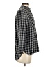 Madewell Checkered-gingham Gray 3/4 Sleeve Button-Down Shirt Size XS - photo 4