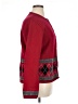 Karen Scott 100% Wool Argyle Red Wool Cardigan Size XL - photo 4