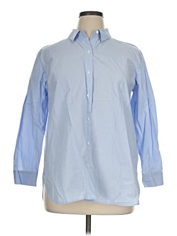Eileen Fisher 3/4 Sleeve Button-Down Shirt (view 1)