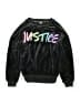 Justice 100% Polyester Tie-dye Black Sweatshirt Size XL (kids) - photo 1