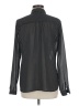 Van Heusen Polka Dots Black Long Sleeve Blouse Size M - photo 2