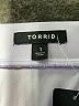 Torrid 100% Polyester Stripes Purple Casual Skirt Size 1X Plus (1) - photo 4