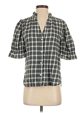 Gap 3/4 Sleeve Button-Down Shirt (view 1)